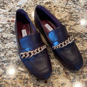 MaxMara plum loafers